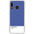 Azure Blue Galaxy A20 Clear Case